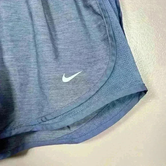 NIKE Dri-fit Tempo Track 3 Inseam Shorts Blue Athletic Running Workout Women M - Picture 2 of 9